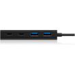 USB HUB 5Port ICY BOX 2xUSB3.0 2xUSB-C 1xUSB Power Delivery 60W SuperSpeed passiv Black