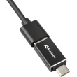 Sharkoon 3-Port USB 3.2 Gen 1 Alu Hub + Ethernet (schwarz)