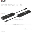 Club3D USB-C 6in1-HUB >HDMI/2xUSB/2xUSB-C/LAN 4K120Hz PD100W