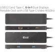 Club3D USB-C 6in1-HUB >HDMI/2xUSB-C/2xUSB/LAN 8K30Hz PD100W