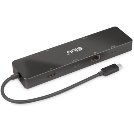 Club3D USB-C 6in1-HUB >HDMI/2xUSB-C/2xUSB/LAN 8K30Hz PD100W