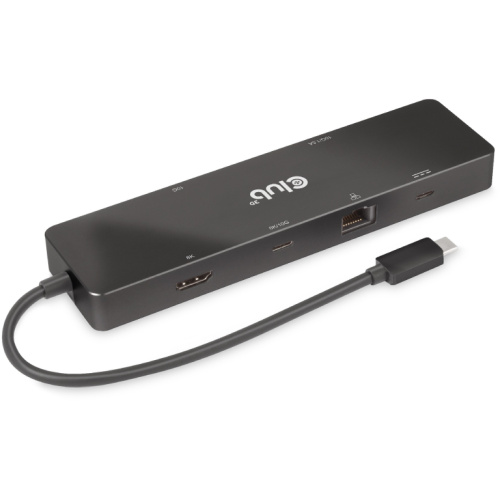 Club3D USB-C 6in1-HUB >HDMI/2xUSB-C/2xUSB/LAN 8K30Hz PD100W