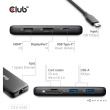 Club3D USB-C 8in1-HUB >DP1.4/HDMI2.0/USB-C/LAN 8K30Hz PD100W