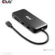 Club3D USB-C 8in1-HUB >DP1.4/HDMI2.0/USB-C/LAN 8K30Hz PD100W