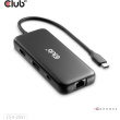 Club3D USB-C 8in1-HUB >DP1.4/HDMI2.0/USB-C/LAN 8K30Hz PD100W