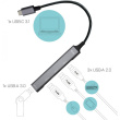 D I-TEC USB-C METAL HUB 1X USB 3.0 + 3X