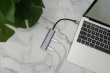 DIGITUS USB-C 4 Port HUB dunkelgrau 4x
