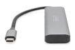DIGITUS USB-C 4 Port HUB dunkelgrau 4x