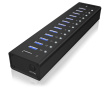 IcyBox IB-AC6113 active HUB/Aluminium