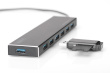 Digitus Hub 7-port USB 3.0 SuperSpeed., power supply, aluminum