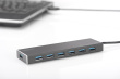 Digitus Hub 7-port USB 3.0 SuperSpeed., power supply, aluminum