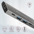 AXAGON Hub HMC-5G2 2x USB-A + 2x USB-C + HDMI, USB-C 3.2 Gen 2 10Gbps, PD 60W, 13cm USB-C cable