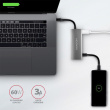 AXAGON Hub HMC-5G2 2x USB-A + 2x USB-C + HDMI, USB-C 3.2 Gen 2 10Gbps, PD 60W, 13cm USB-C cable