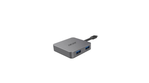 Acer 4-in-1 Type-C Dongle Wired USB 3.2 Gen 1 (3.1 Gen 1) Type-C Silver