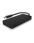 ICY BOX IB-HUB1429-CPD USB 3.2 Gen 2 (3.1 Gen 2) Type-C 10000 Mbit/s Black