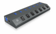 IcyBox ICY BOX IB-HUB1701-C3 7xUSB Type-A, On-Off,al