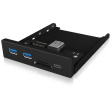 HUB ICY BOX IB-HUB1417-i3 - Hub - 2 x SuperSpeed USB 3.0 + 1 x USB-C