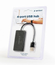 Gembird USB 4port Hub black