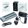 D I-TEC USB 3.0 HUB 10 PORT 48 W