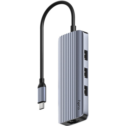 Cudy 6-IN-1 USB-C Hub with GbE & 4K60Hz HDMI