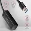 Axagon HUE-M1AL interface hub USB 3.2 Gen 1 (3.1 Gen 1) Type-A 5000 Mbit/s Black