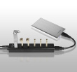 Axagon HUE-SA7BP interface hub USB 3.2 Gen 1 (3.1 Gen 1) Type-A 5000 Mbit/s Black