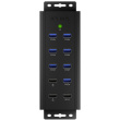 ICY BOX IB-HUB1703-QC3 USB 3.0 HUB 7-Port 7xUSB 3.0; 3xLadeanschluss QC3.0