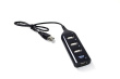 Vakoss TC-234UX interface hub USB 2.0 Black
