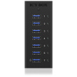 HUB 7Port. Verfügt über 7x USB 3.0 Anschlüsse für Laufwerke ICY BOX