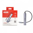 Unitek HUB USB-C; 3x USB-A 2.0 1x USB-A 5 Gbps alu