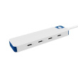 Hyper HyperDrive Flex 4 Port USB-C Hub, Белый/Blue | HD5201BUGL