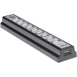 MANHATTAN USB-HUB 10-Port USB 2.0 Desktop Hub schwarz
