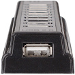 MANHATTAN USB-HUB 10-Port USB 2.0 Desktop Hub schwarz