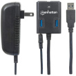 MANHATTAN USB-HUB 4-Port USB 3.0 schwarz mit Netzteil