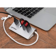 MANHATTAN Hub 4-Port 4xUSB3.0 Alu Strom: USB