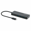 MANHATTAN 7-Port USB Hub C-Stecker A-Buchse 5Gbit/s schwar