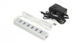 Unitek HUB 7x USB3.0 ALU. WITH POWER SUPLY; Y-3090