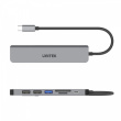 Unitek HUB USB-C 7in1 Aluminium PD 100W ; 5 Gbps