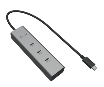 i-tec USB-C Charging Metal HUB 5 port with USB-C video 8K + Power Delivery 85W