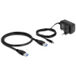 DELOCK USB 10 Gbps Hub mit 4 USB Typ-A Ports + 1 Schnellladeport inkl. Netzteil
