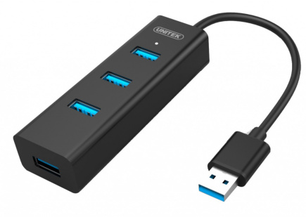 Unitek HUB 4x USB 3.0; BC1.2; Must; Y-3089
