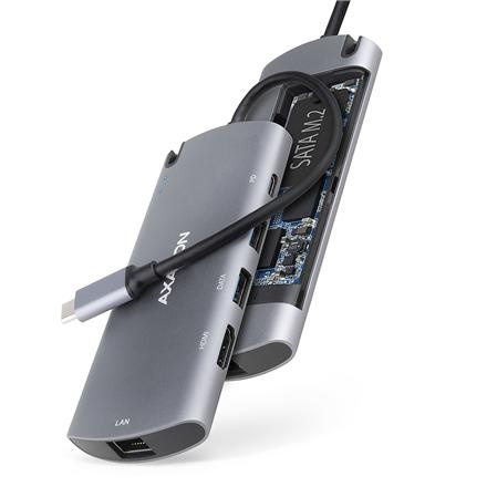 AXAGON SuperSpeed USB-C Combo 6in1 Hub | HMC-6M2 HMC-6M2