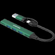 CANYON hub DS-02 4in1 USB-A/C Green