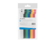 Lanberg ORG01-MT150-MC6 - Cable tie kit - black, white, blue, yellow, red, green