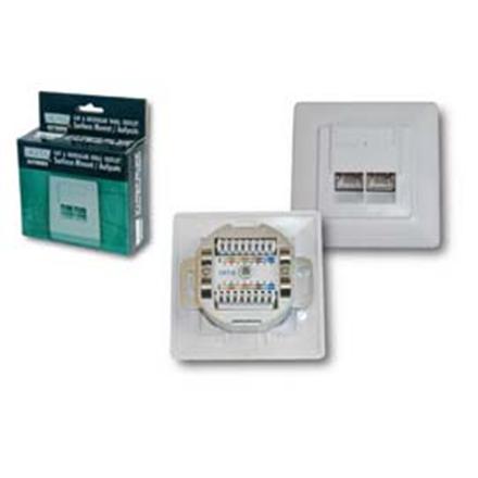 Logilink | NP0035 | Cat5e | • Tested according to LINK Performance CLASS D, for up to 300 MHz • Complete shielding of the RJ45 sockets and the LSA+ strips by a fully encompassing diecast metal housing • Integrated installation cable strain relief •