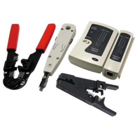 Logilink | Networking Tool Set with Bag, 4 parts WZ0012