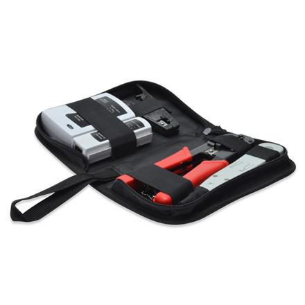 Digitus | Network Tool Set, LAN Tester, Crimping Tool, Cut and Stripping Tool, Punch Down Tool | Tool kit DN-94022