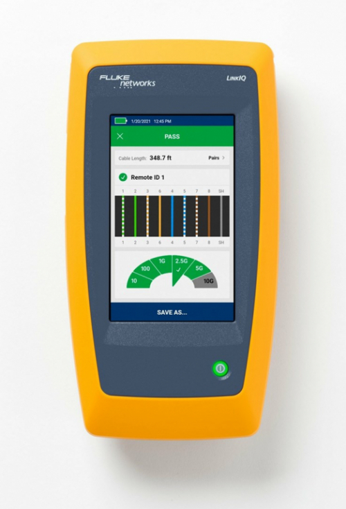 Tester for wiring qualification, diagnostics of network devices LinkIQ