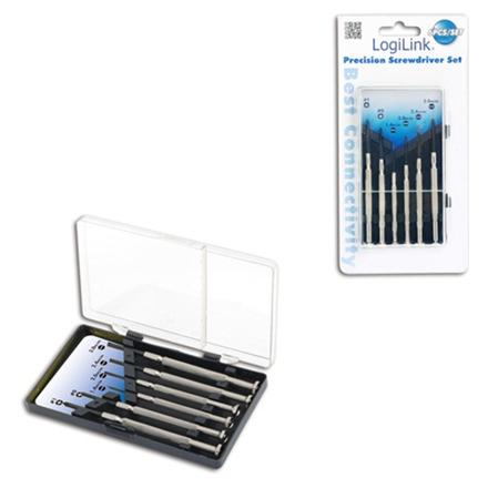 Logilink | Small Screwdriver Set, 6pcs | Incl. transport box WZ0022