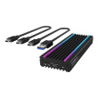 Raidsonic | Icy box | IB-1824ML-C31 Enclosure for 1x NVMe